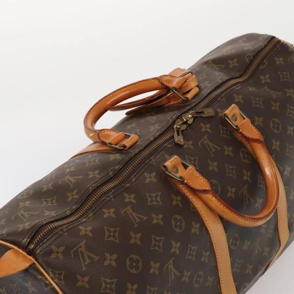 LOUIS VUITTON Monogram Keepall 55 Boston Bag M41424 LV Auth 83060 - Picture 6 of 16